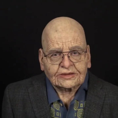 Masque de Vieil Homme Réaliste pour Halloween – Accessoire de Costume Effrayant en Latex Masques Electro Paris