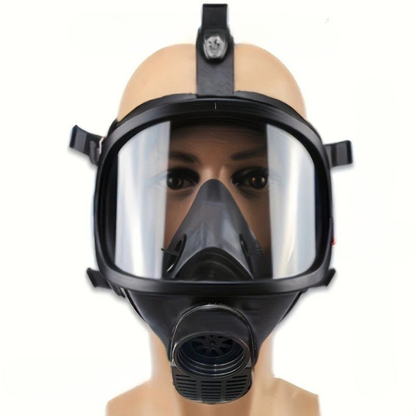 Masque de Protection Tactique Intégral – Sécurité Chimique Complète *Tactical Guardian Volgelaatsgasmasker - Ultieme Bescherming tegen Chemische Gevaren Electro Paris