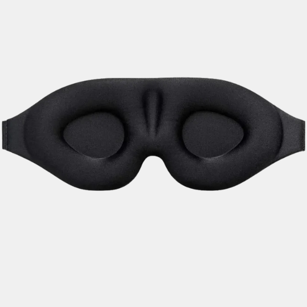 Masque de Sommeil 3D – Coussin Oculaire Doux et Respirant pour Obscurité Totale 3D Contoured Sleep Mask Electro Paris noir