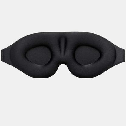 Masque de Sommeil 3D – Coussin Oculaire Doux et Respirant pour Obscurité Totale 3D Contoured Sleep Mask Electro Paris noir