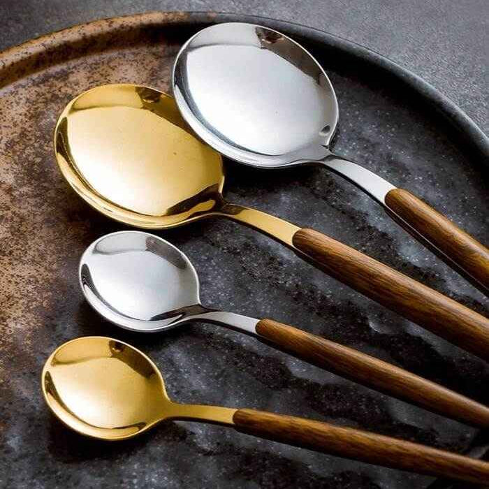 Ménagère de 30 Pièces Élégante en Acier Inoxydable – Couverts de Table Complets Couverts Electro Paris