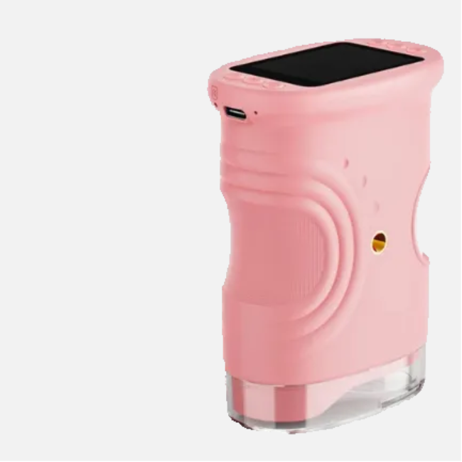 Microscope Junior – Kit d’Aventure et Cartes Éducatives Electro Paris Rose