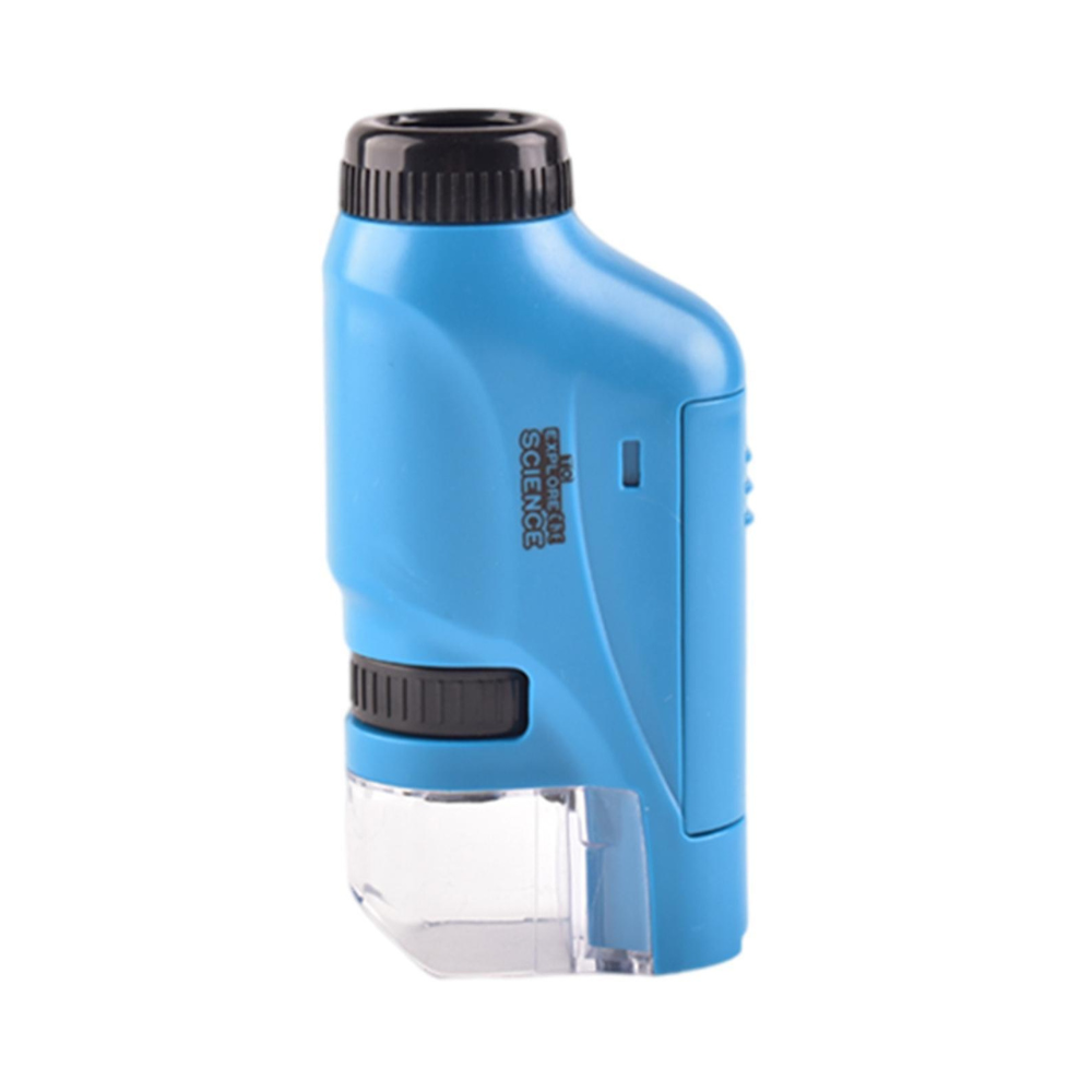 Microscope Portable pour Enfants avec Lumière LED – Jouet STEM de Poche pour Jeunes Explorateurs Microscopes : Microscopes Electro Paris Bleu