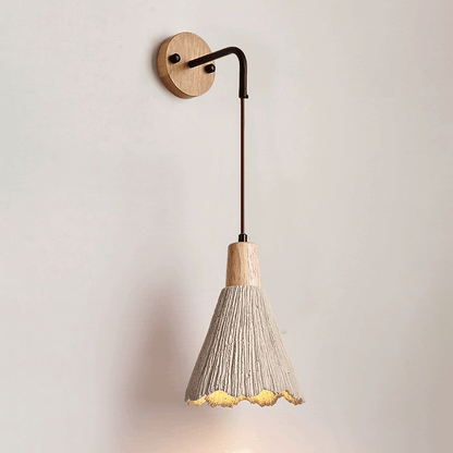 Applique Murale En Bois Massif Texturé Style Milieu Du Siècle Pour Intérieurs Chaleureux Et Élégants Wall Light Fixtures Electro Paris D