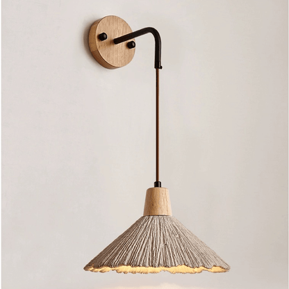 Applique Murale En Bois Massif Texturé Style Milieu Du Siècle Pour Intérieurs Chaleureux Et Élégants Wall Light Fixtures Electro Paris