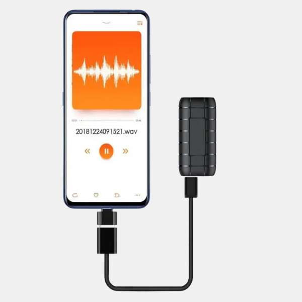 Mini Enregistreur Vocal Activé par la Voix – 500h d’Autonomie, Design Magnétique, Transfert OTG Voice Recorder Electro Paris