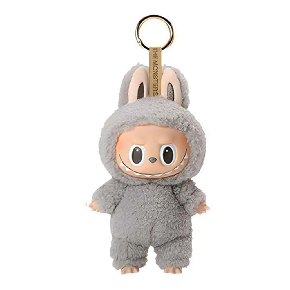Mini Monster Peluche Porte-Clés – Compagnon Mignon & Collectible Home Decor Electro Paris Gris