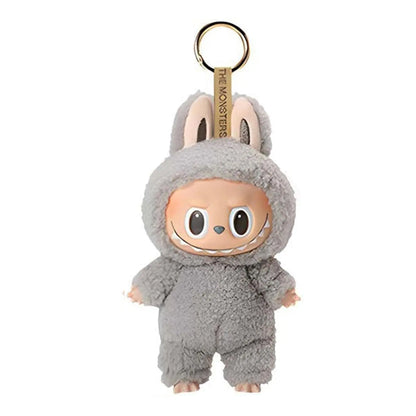 Mini Monster Peluche Porte-Clés – Compagnon Mignon & Collectible Home Decor Electro Paris Gris