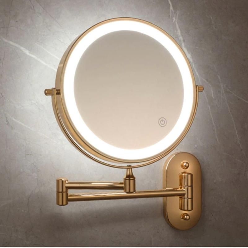 Miroir Grossissant LED Rechargeable avec Lumière Réglable pour un Maquillage Parfait Miroirs de maquillage Electro Paris