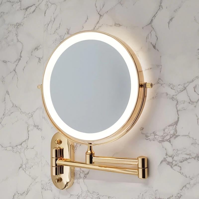 Miroir Grossissant LED Rechargeable avec Lumière Réglable pour un Maquillage Parfait Miroirs de maquillage Electro Paris