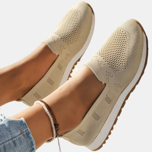 Chaussures pour femmes confortables – Mocassins orthopédiques élégants pour un usage quotidien Chaussures orthopédiques pour femmes Electro Paris Abricot 36