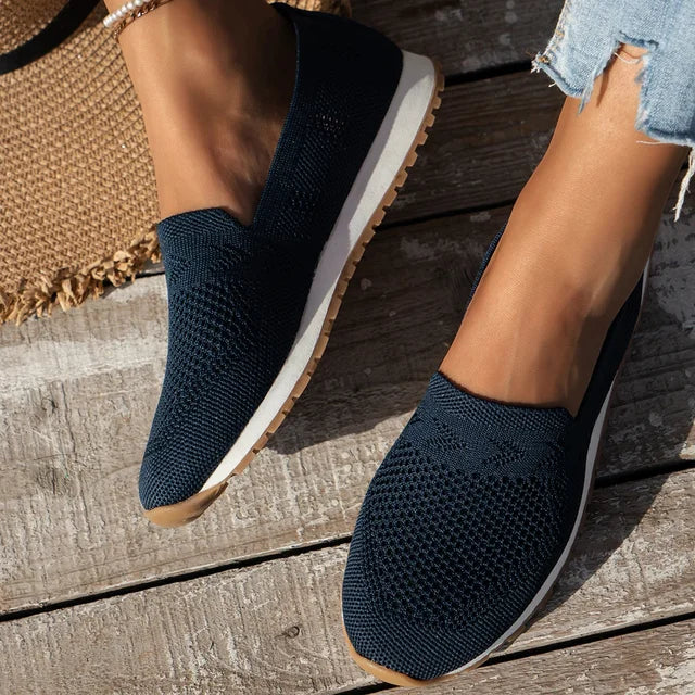 Chaussures pour femmes confortables – Mocassins orthopédiques élégants pour un usage quotidien Chaussures orthopédiques pour femmes Electro Paris Bleu Marine 36