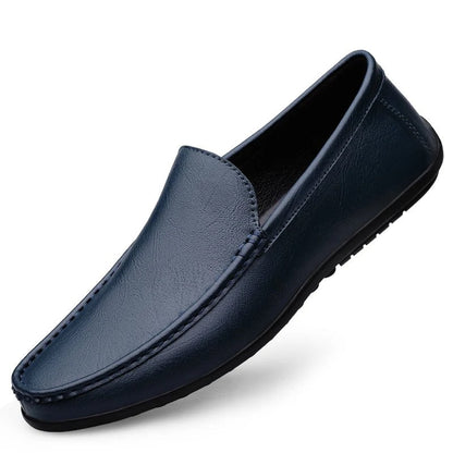 Élégantes loafers en cuir véritable avec fonction massage Chaussures pour hommes Electro Paris