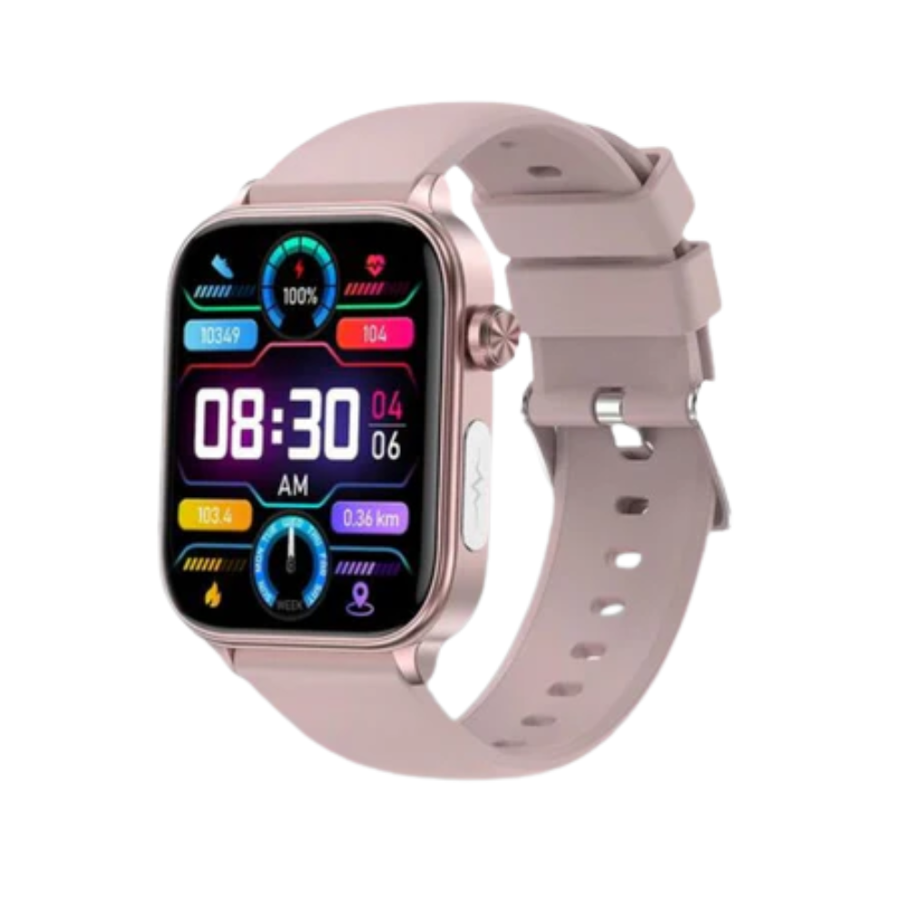Montre Connectée Femme FitLife 2025 – Suivi Santé et Fitness Élégant Technologie portable Electro Paris Rose