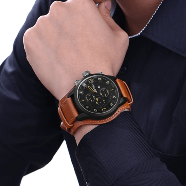 Montre-Bracelet Classique à Bracelet en Cuir pour une Élégance Quotidienne Watches for men Electro Paris