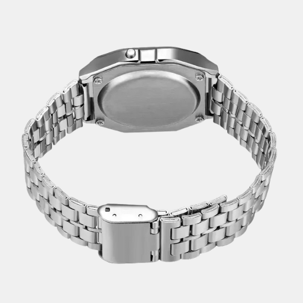 Montre Numérique Sportive LED Premium – Bracelet Acier, Élégance et Performance Quotidienne LED Digital Sports Watch Electro Paris