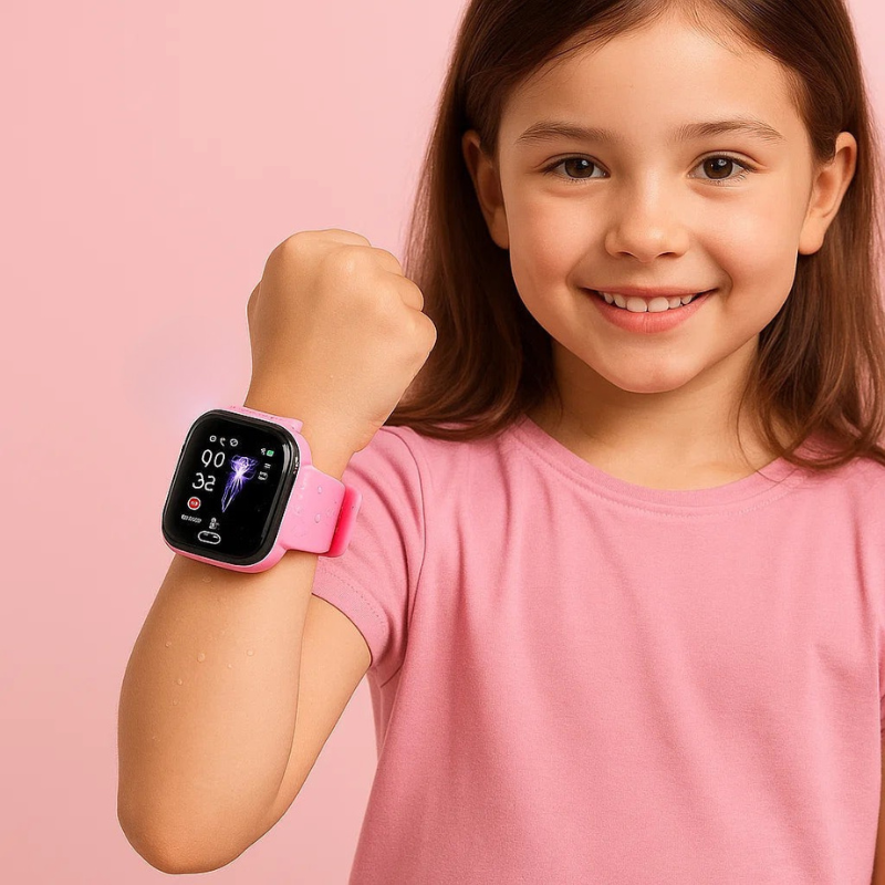 Montre Connectée Enfant Étanche avec GPS et Appels Vidéo – Légère et Pratique Montre connectée Electro Paris