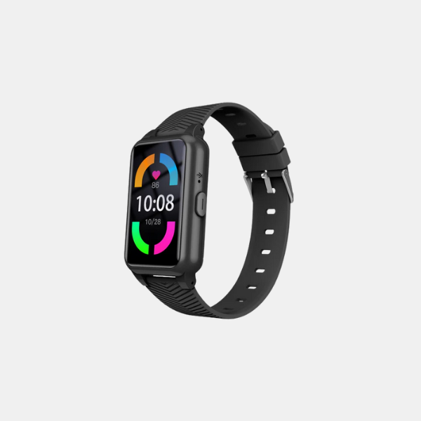 Montre Connectée d'Alerte Médicale pour Seniors – Traceur GPS avec Détection de Chute et SOS Technologie portable Electro Paris Noir