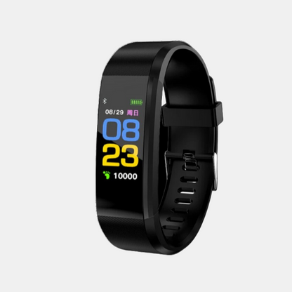 Montre Connectée Senior avec Suivi de Santé – Fréquence Cardiaque et Étanchéité Technologie portable Electro Paris Noir