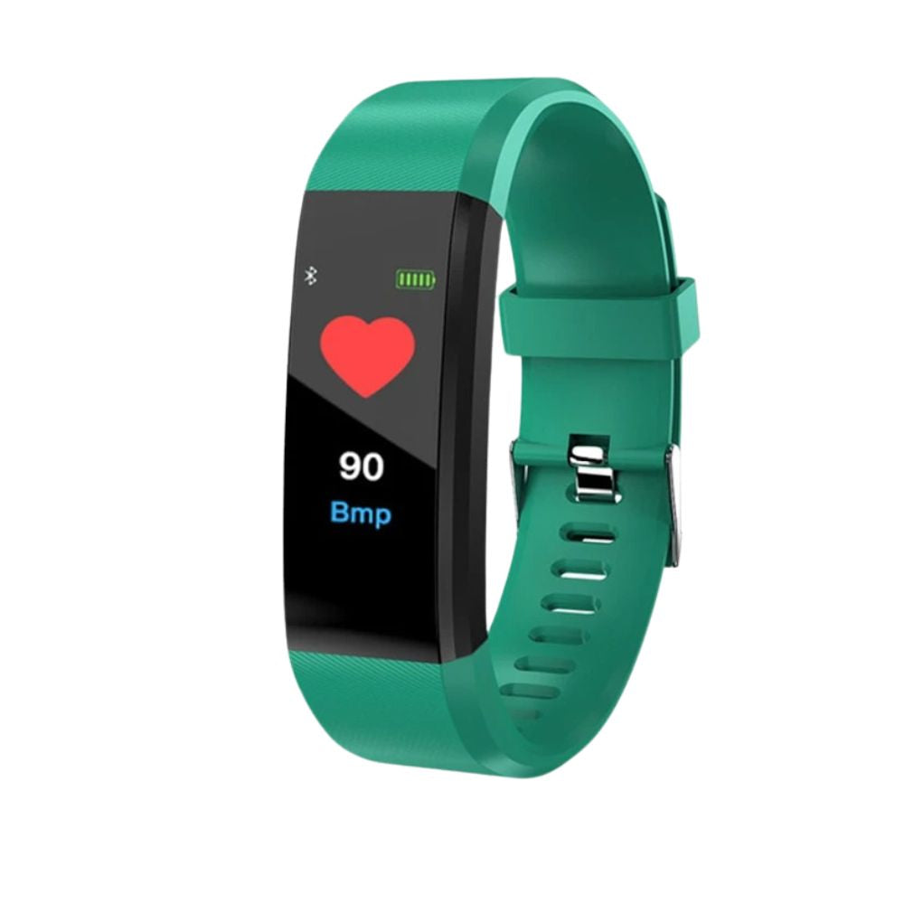 Montre Connectée Senior avec Suivi de Santé – Fréquence Cardiaque et Étanchéité Technologie portable Electro Paris Vert