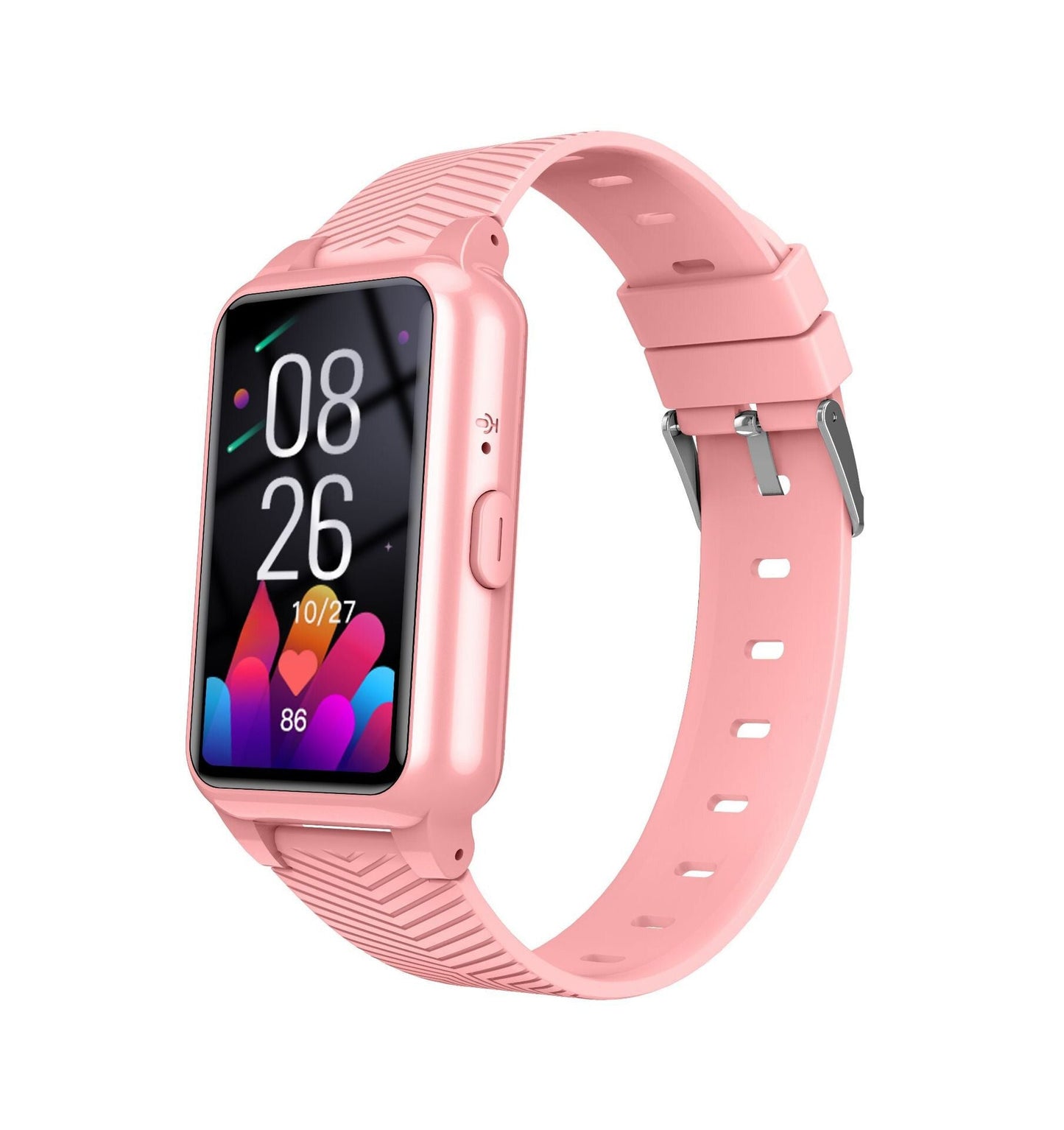 Montre Connectée d'Alerte Médicale pour Seniors – Traceur GPS avec Détection de Chute et SOS Technologie portable Electro Paris rose