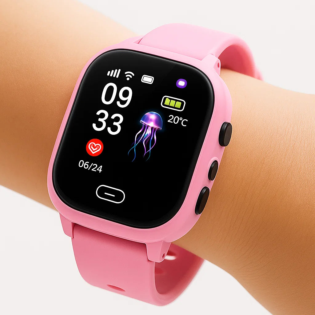 Montre GPS Étanche pour Enfants - Suivi en Temps Réel et Caméra Intégrée Technologie portable Electro Paris