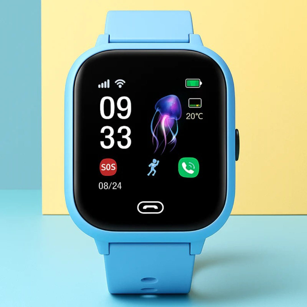 Montre GPS Étanche pour Enfants - Suivi en Temps Réel et Caméra Intégrée Technologie portable Electro Paris