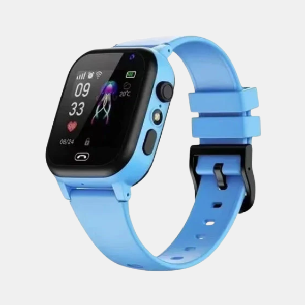 Montre Intelligente GPS pour Enfants – Smartwatch avec Traceur GPS et Appels Technologie portable Electro Paris Bleu