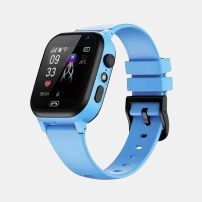 Montre Intelligente GPS pour Enfants – Smartwatch avec Traceur GPS et Appels Technologie portable Electro Paris Bleu