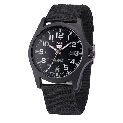 Montre Militaire Tactique pour Homme – Smartwatch Robuste pour Randonnée Montres Electro Paris Noir