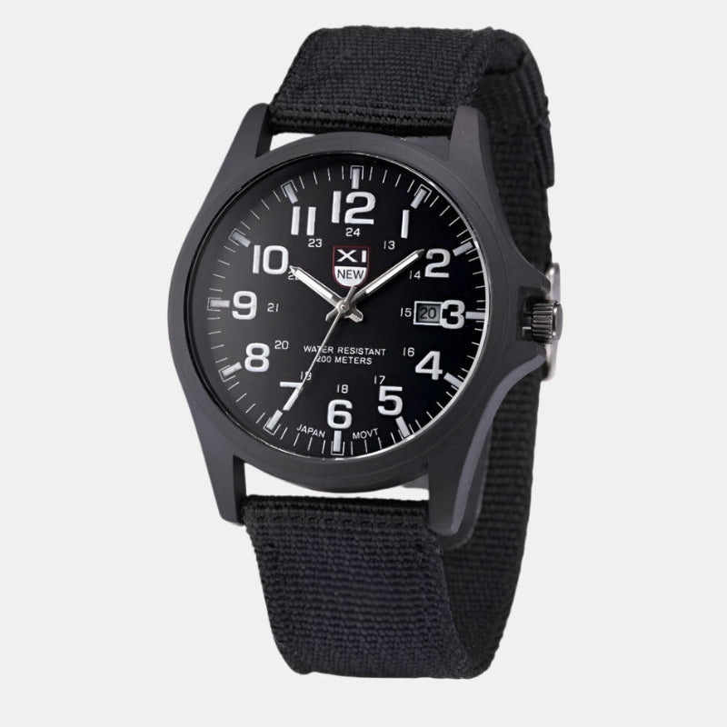 Montre numérique extérieure robuste avec écran multifonction Montres Electro Paris Noir