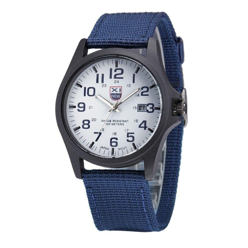 Montre numérique extérieure robuste avec écran multifonction Montres Electro Paris Bleu