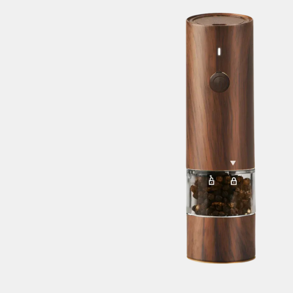 Moulin à Sel et Poivre Électrique – Réglable, Design Bois et Rechargeable USB Electro Paris Bois