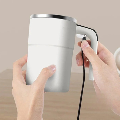 Mug Auto-Mélangeant Rechargeable – Café et Boissons Instantanées Electro Paris