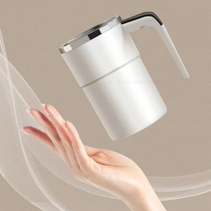 Mug Auto-Mélangeant Rechargeable – Café et Boissons Instantanées Electro Paris