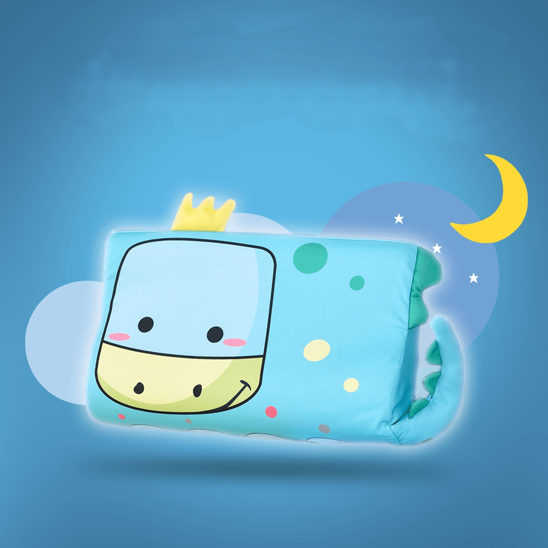Oreiller Ergonomique En Mousse À Mémoire De Forme Pour Enfants Pour Un Sommeil Confortable Et Aligné Pillow Electro Paris Dinosaure