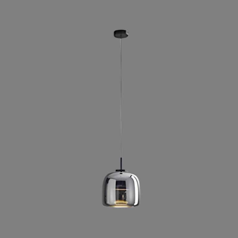 Lampe Suspendue – Élégance Moderne En Verre Pour Un Éclairage Raffiné Ceiling lamp Electro Paris Gris A (Anchura 18 cm) Blanco frío