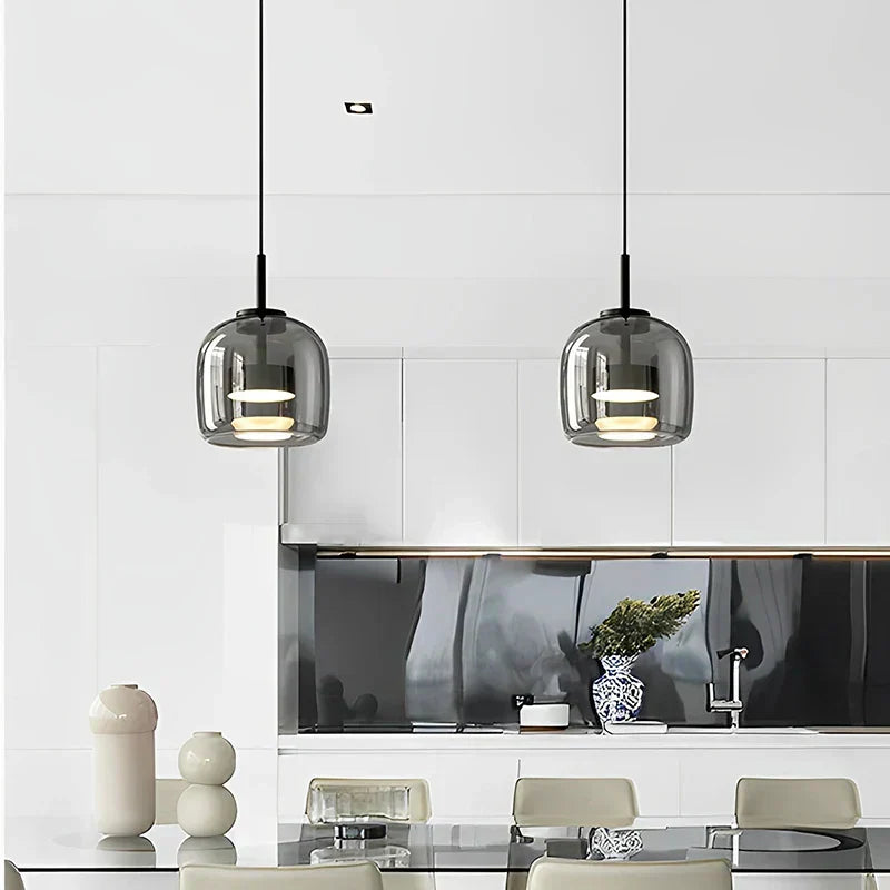 Lampe Suspendue – Élégance Moderne En Verre Pour Un Éclairage Raffiné Ceiling lamp Electro Paris