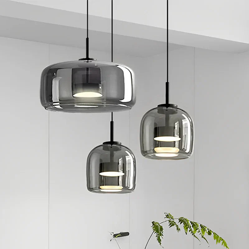 Lampe Suspendue – Élégance Moderne En Verre Pour Un Éclairage Raffiné Ceiling lamp Electro Paris