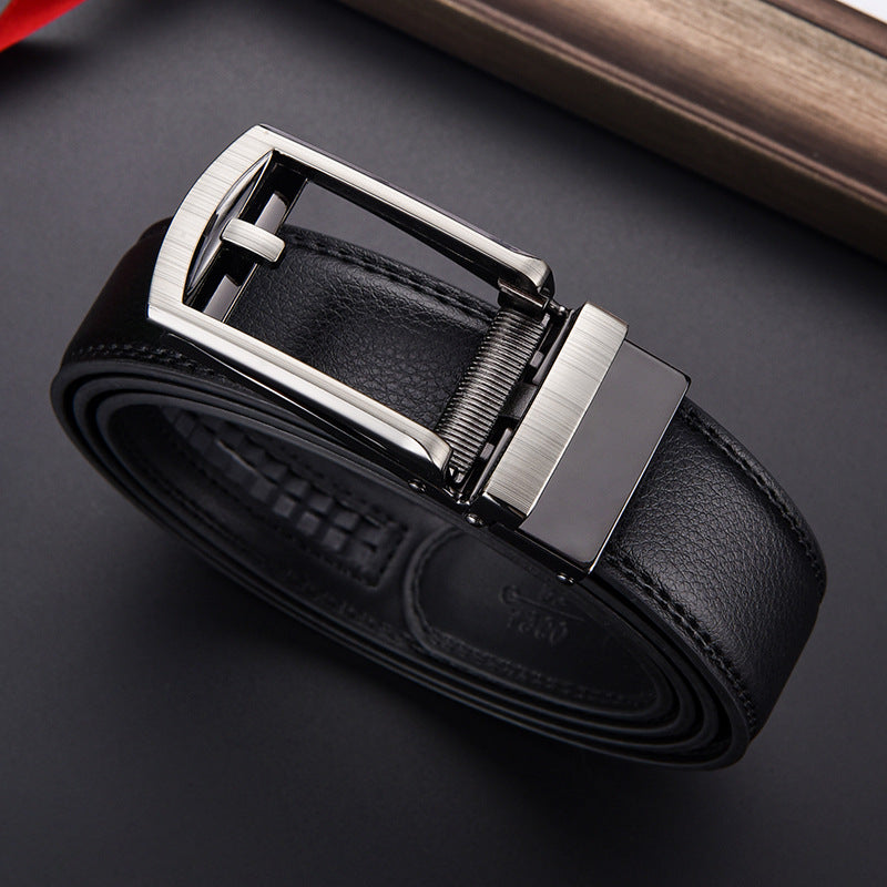 Ceinture Homme Réglable En Cuir De Luxe Avec Boucle Automatique Pour Un Ajustement Parfait Et Confort Quotidien Men's Belt Electro Paris