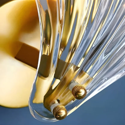 Élégance Minimaliste en Laiton et Verre – Ambiance Côtière Raffinée