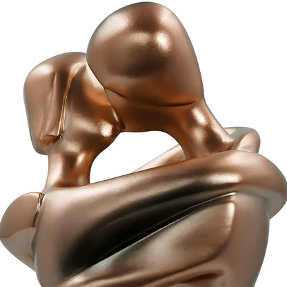 Sculpture Artistique Romantique De Couple En Résine