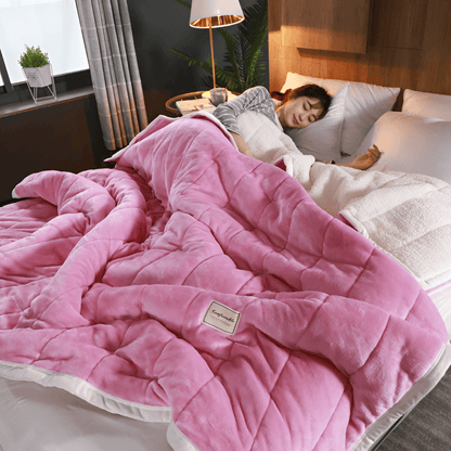 Couverture En Sherpa Ultra-Douce Et Chaude Pour Un Confort Absolu Beddings Electro Paris Rosa 120x200cm