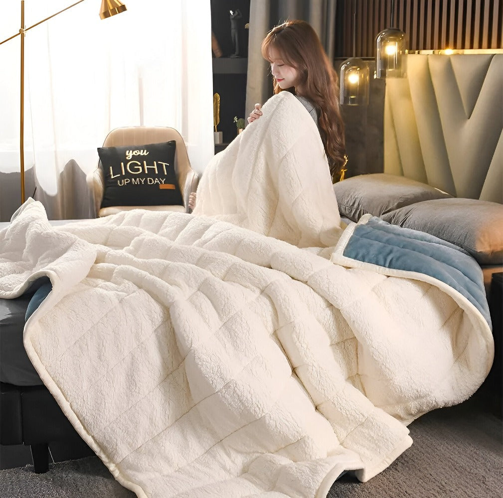 Couverture En Sherpa Ultra-Douce Et Chaude Pour Un Confort Absolu Beddings Electro Paris