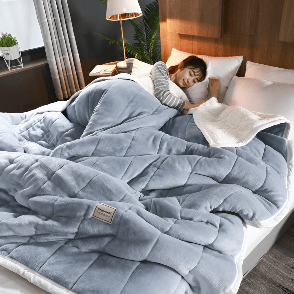 Couverture En Sherpa Ultra-Douce Et Chaude Pour Un Confort Absolu Beddings Electro Paris