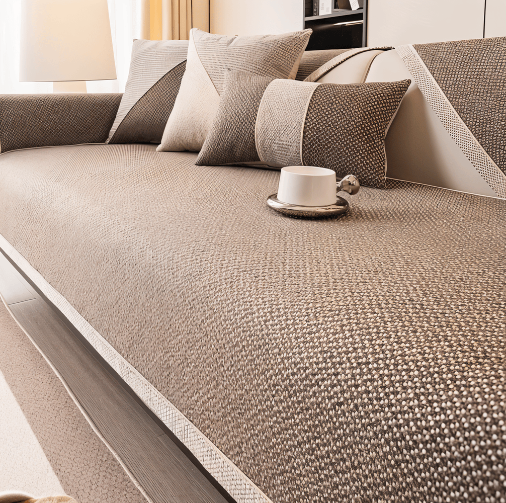 Housse De Canapé Antidérapante En Tissu Résistant Pour Salon Et Décoration Intérieure Hem & Trädgård > Dekoration > Skyddsöverdrag Electro Paris Marron clair 30x50cm