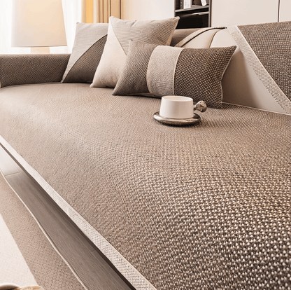 Housse De Canapé Antidérapante En Tissu Résistant Pour Salon Et Décoration Intérieure Hem & Trädgård > Dekoration > Skyddsöverdrag Electro Paris Marron clair 30x50cm