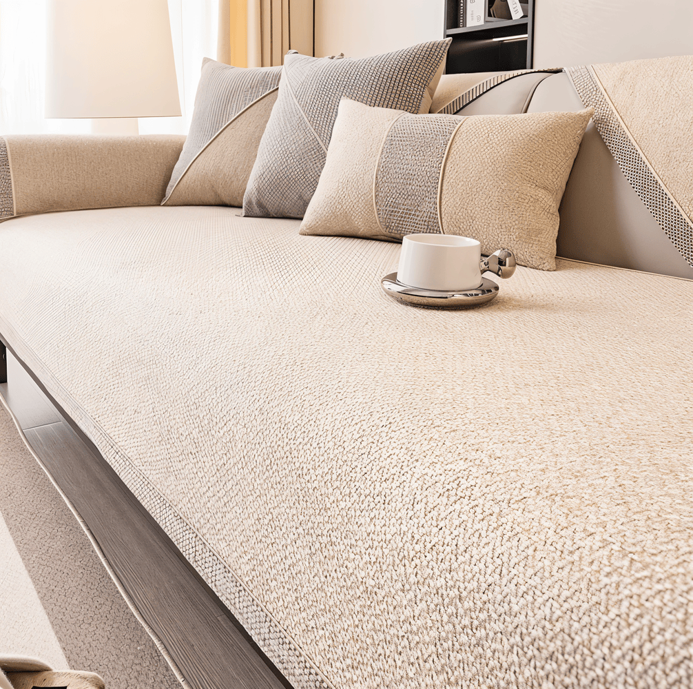 Housse De Canapé Antidérapante En Tissu Résistant Pour Salon Et Décoration Intérieure Hem & Trädgård > Dekoration > Skyddsöverdrag Electro Paris Kaki 30x50cm