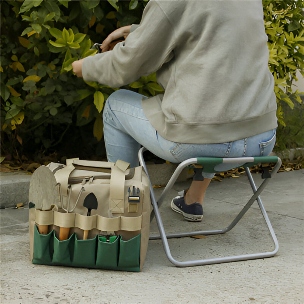 Ensemble d’Outils de Jardin Pliables – Kit Compact et Portable pour Jardiniers Passionnés