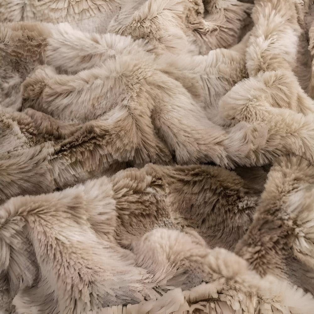 Couverture Polaire Réversible Ultra-Douce Et Luxueuse